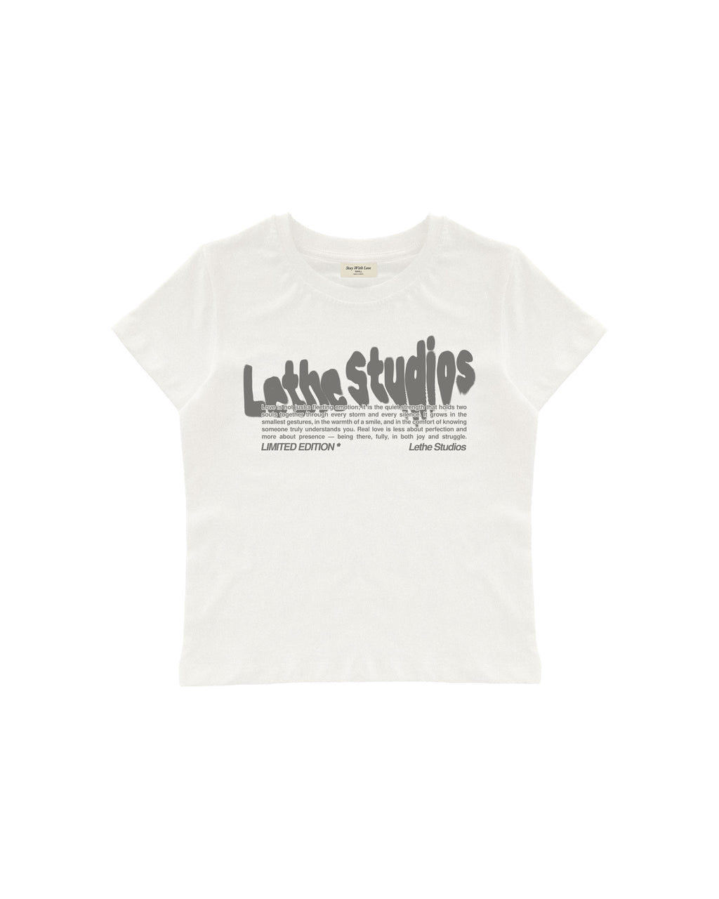 LETHE STUDIOS BABY TEE
