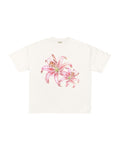 LILIES T-SHIRT - ARŞİV SATIŞI (EKRU - SMALL)