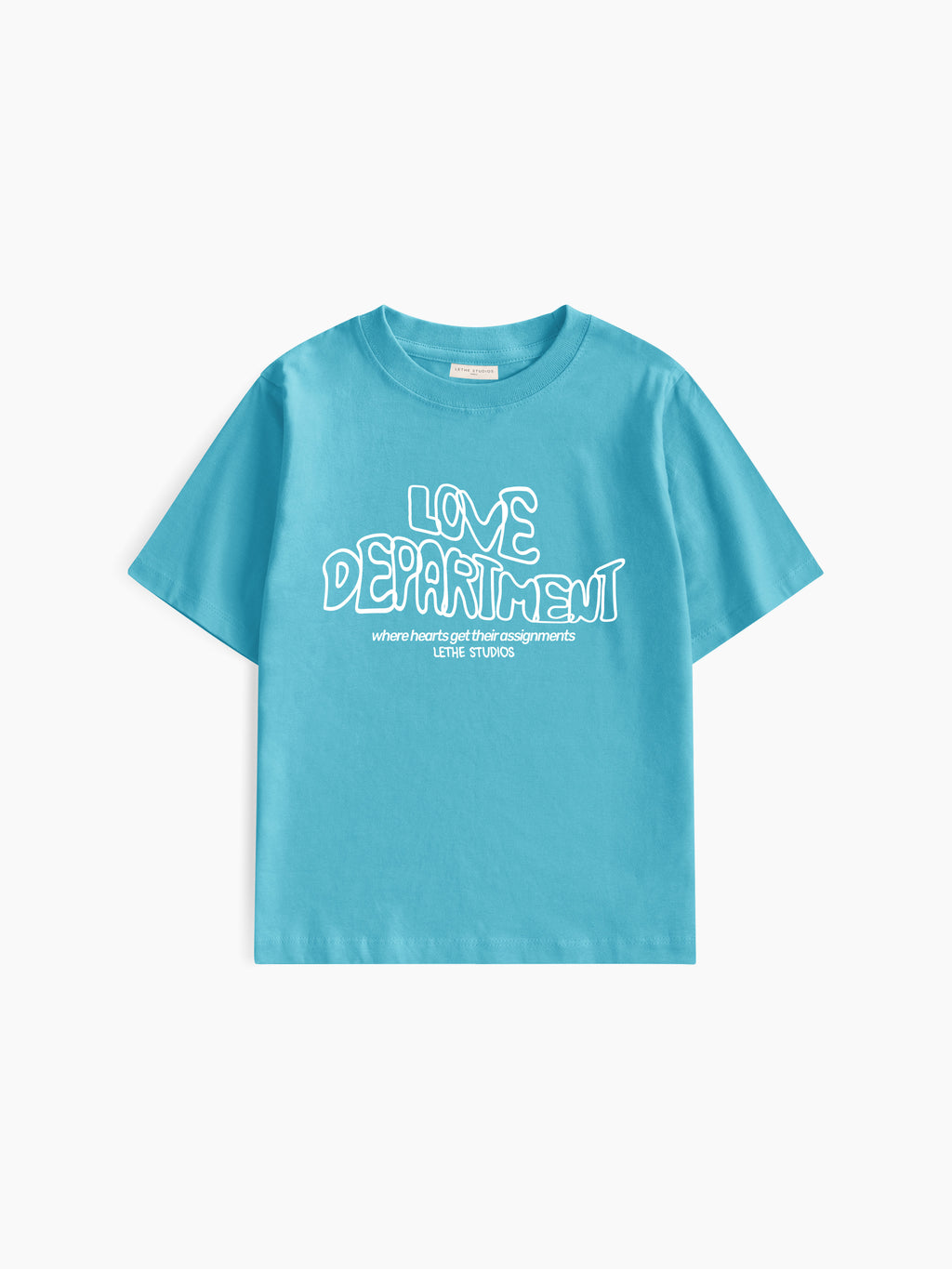 Love Department Baby Tee - Turkuaz - Baby Tee - Lethe Studios
