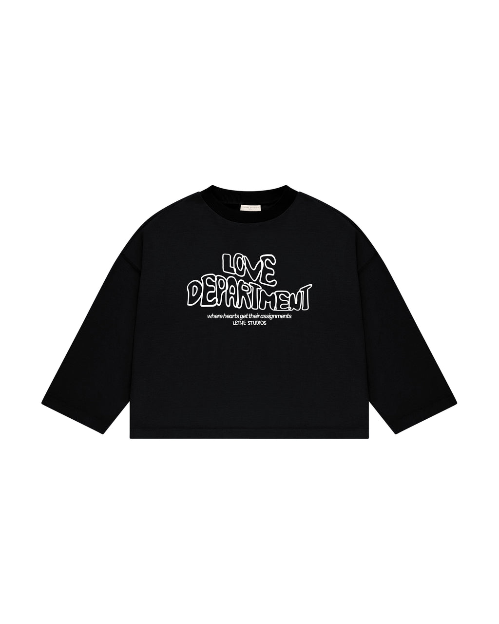 Love Department Uzun Kollu T-Shirt - Siyah - Uzun Kollu T-Shirt - Lethe Studios