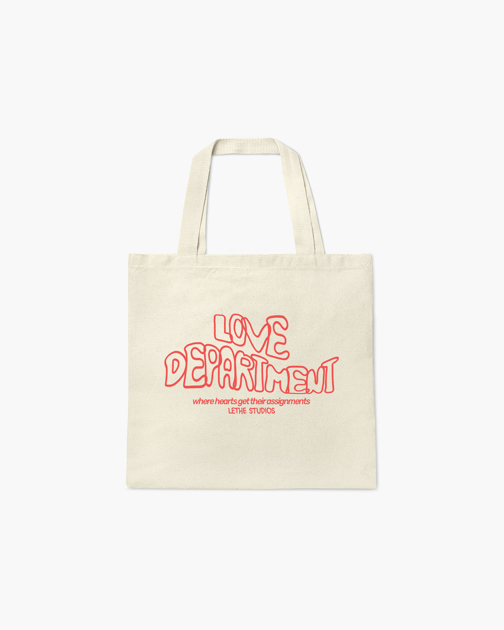 LOVE DEPARTMENT TOTE BAG