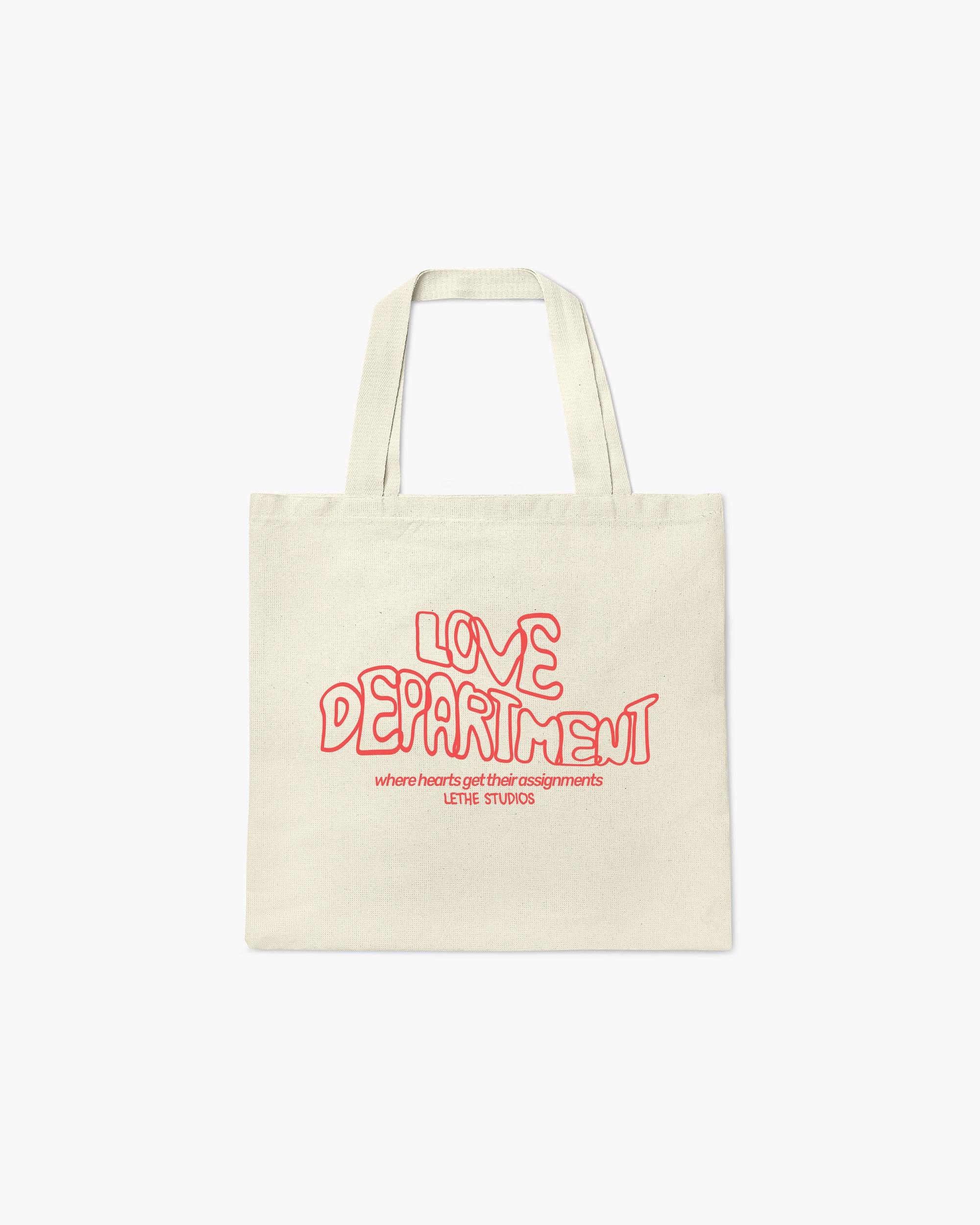 LOVE DEPARTMENT TOTE BAG