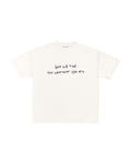 Love Finds You T-Shirt - Ekru - Boxy Fit - Lethe Studios