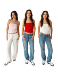 LUEUR STRAPLESS TOP · TRIPLE SET