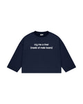 MALE TEARS UZUN KOLLU T-SHIRT