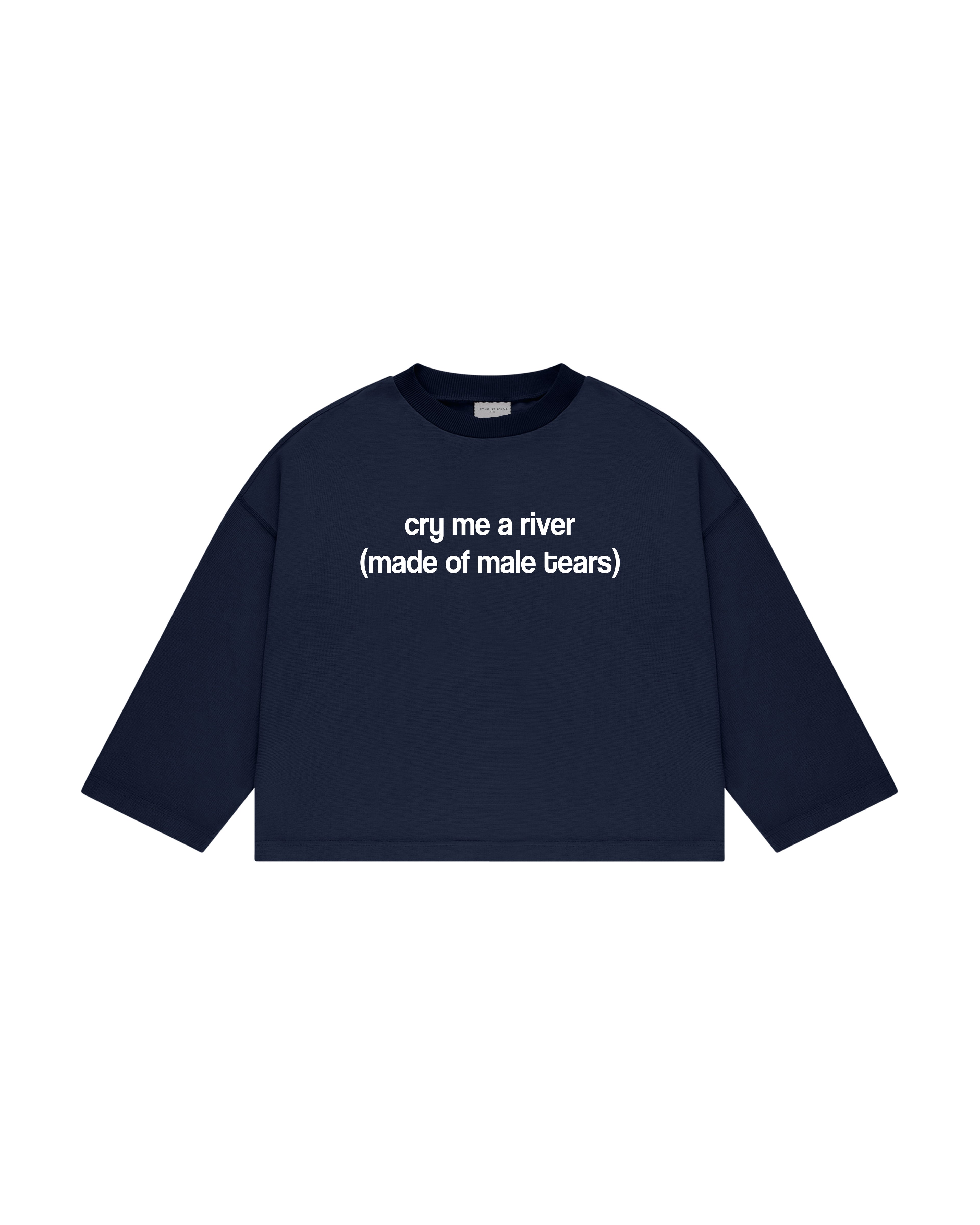 MALE TEARS UZUN KOLLU T-SHIRT