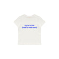 Male Tears Baby Tee - Arşiv Satışı (Ekru - Small)