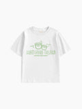 Matcha Club Baby Tee - Ekru - Baby Tee - Lethe Studios