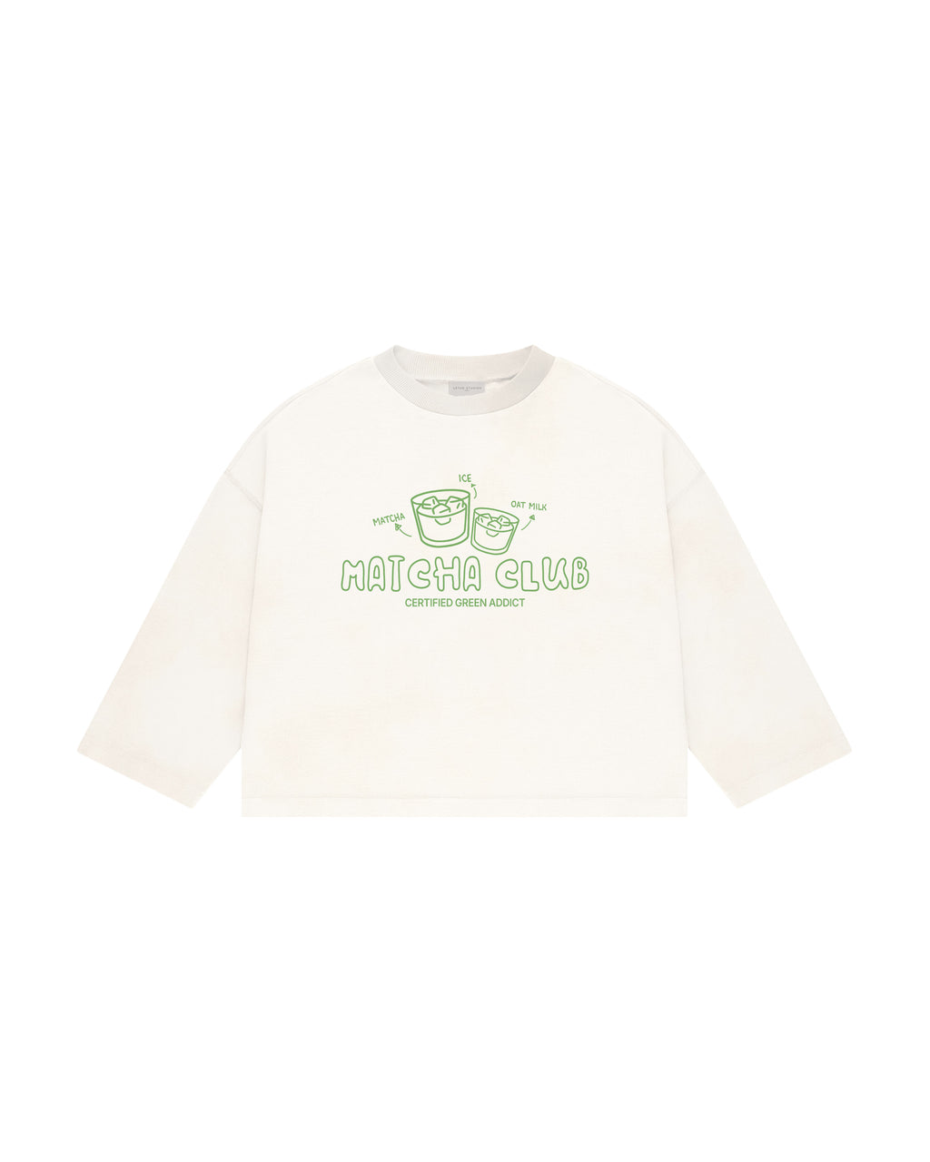 MATCHA CLUB UZUN KOLLU T-SHIRT