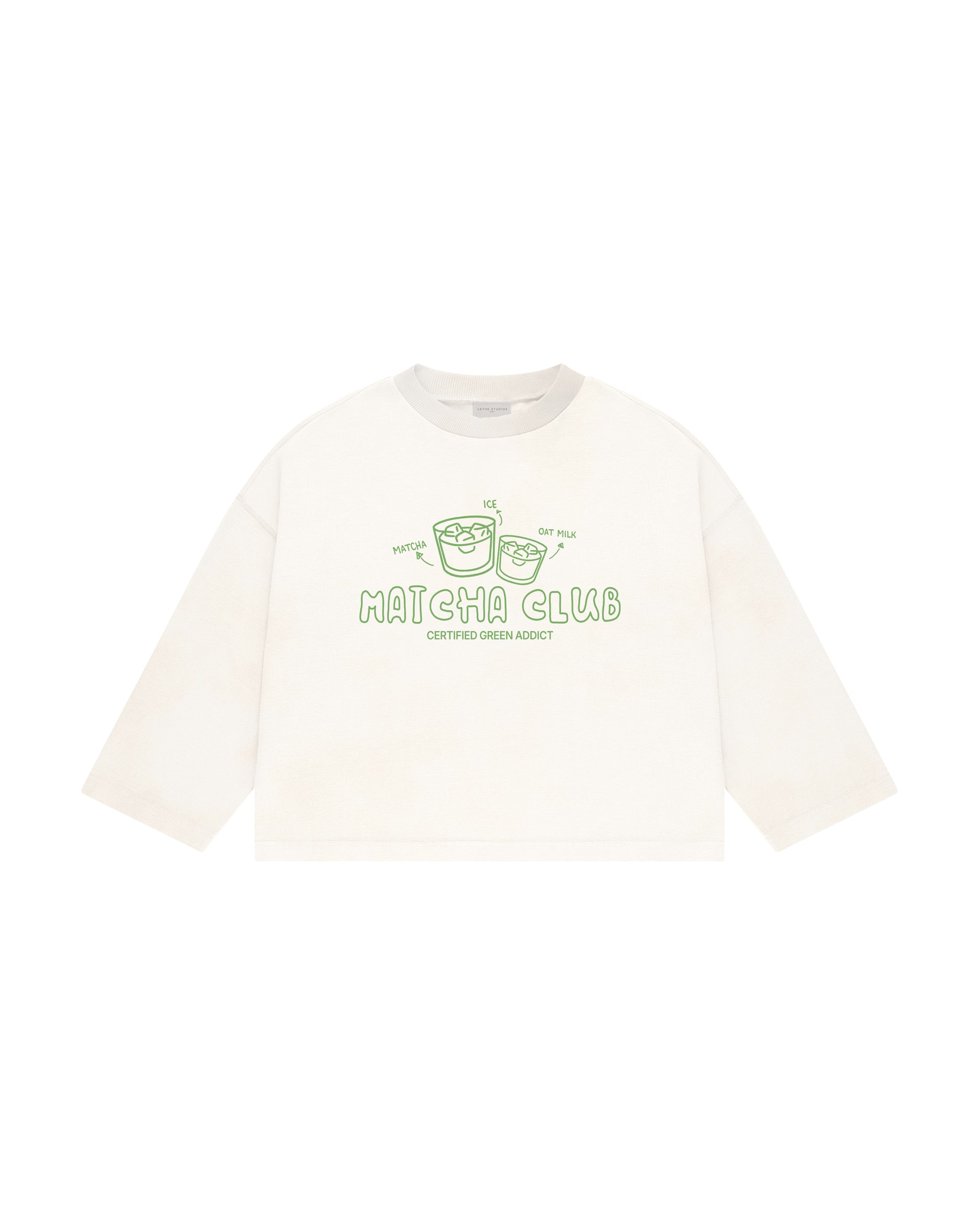 MATCHA CLUB UZUN KOLLU T-SHIRT