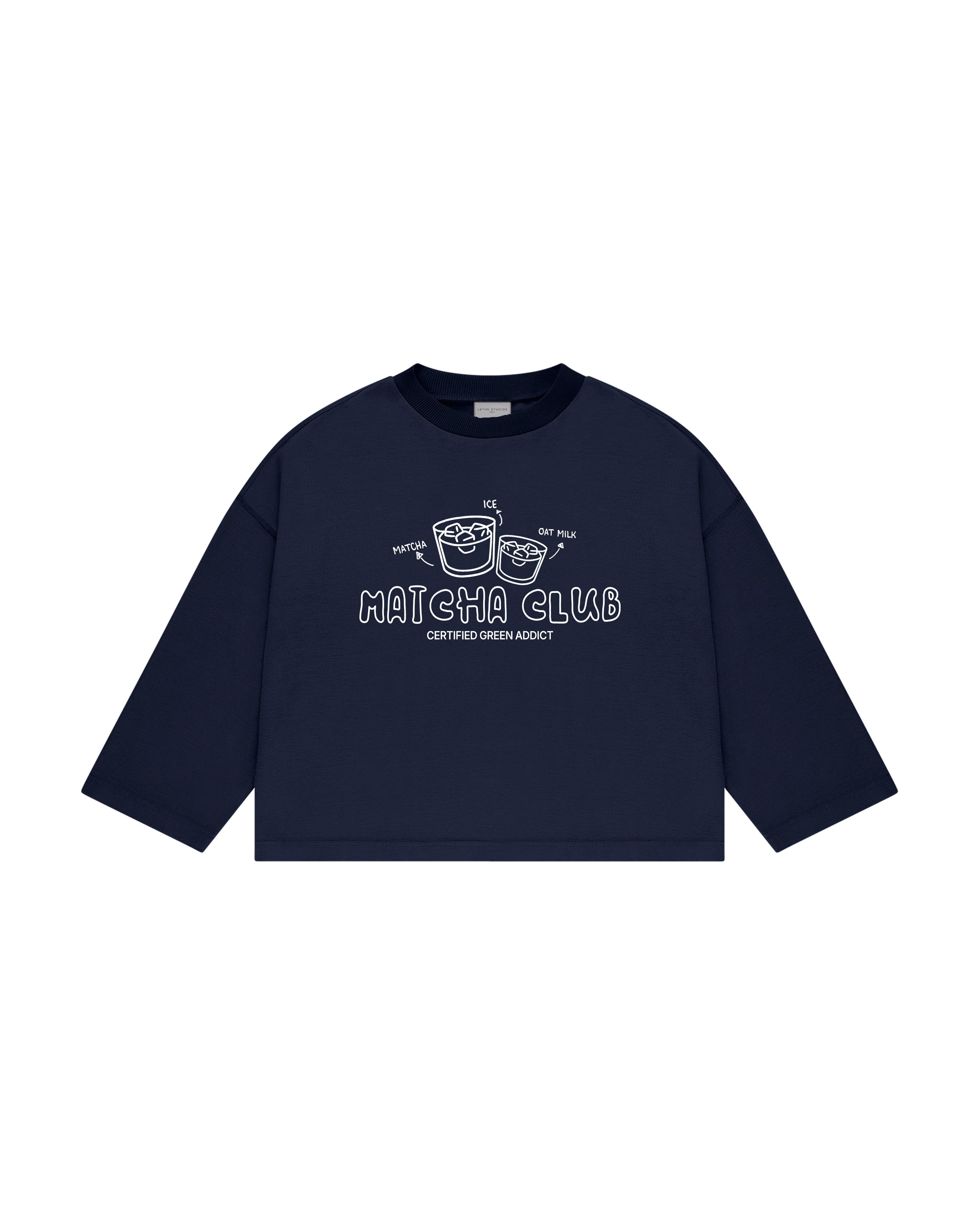 MATCHA CLUB UZUN KOLLU T-SHIRT