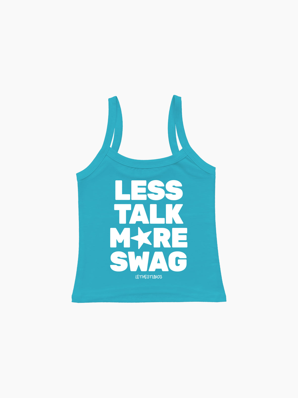More Swag Askılı Bluz - Turkuaz - Askılı Bluz - Lethe Studios