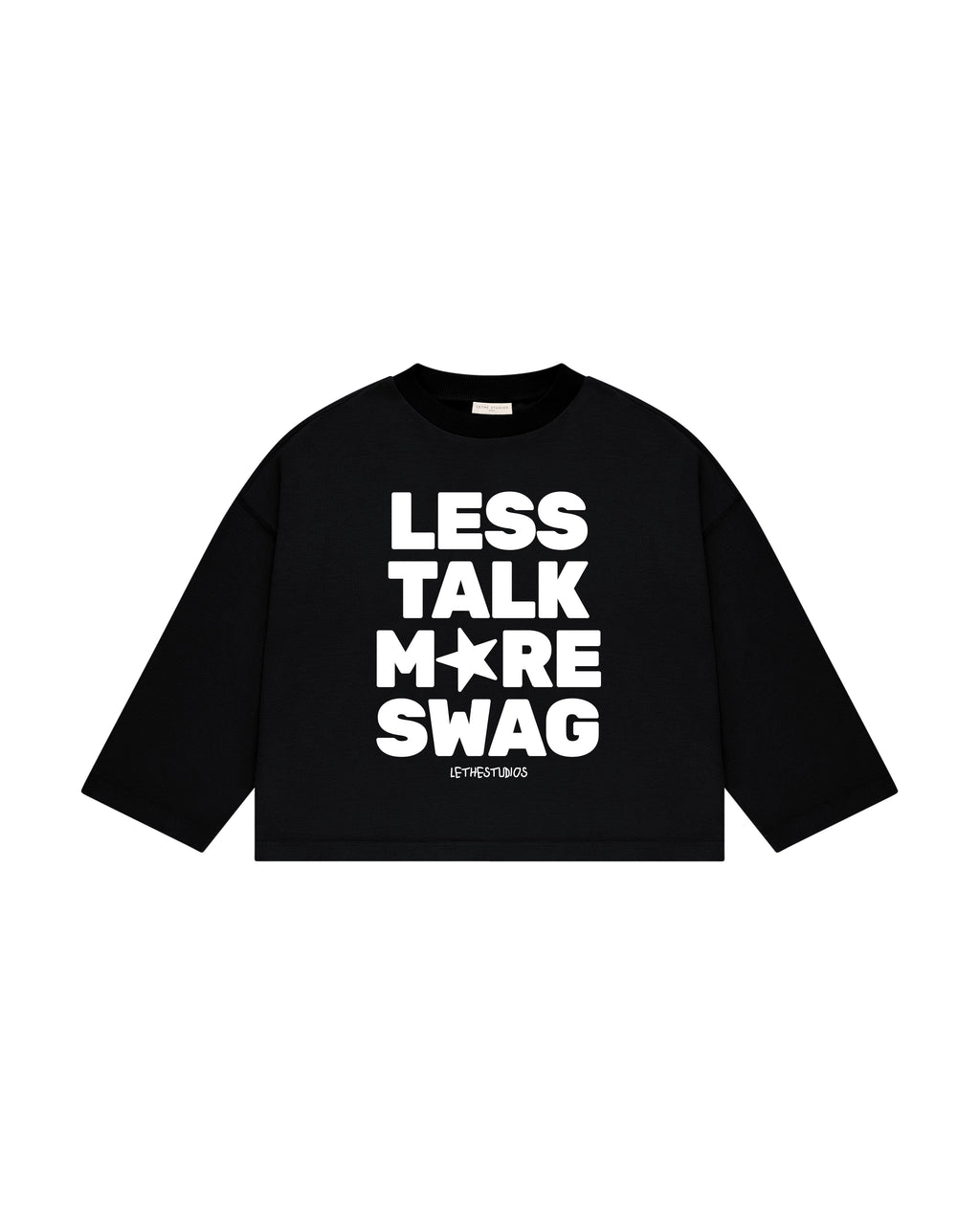 More Swag Uzun Kollu T-Shirt - Siyah - Uzun Kollu T-Shirt - Lethe Studios
