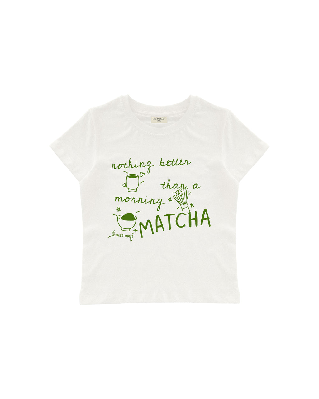 MORNING MATCHA BABY TEE