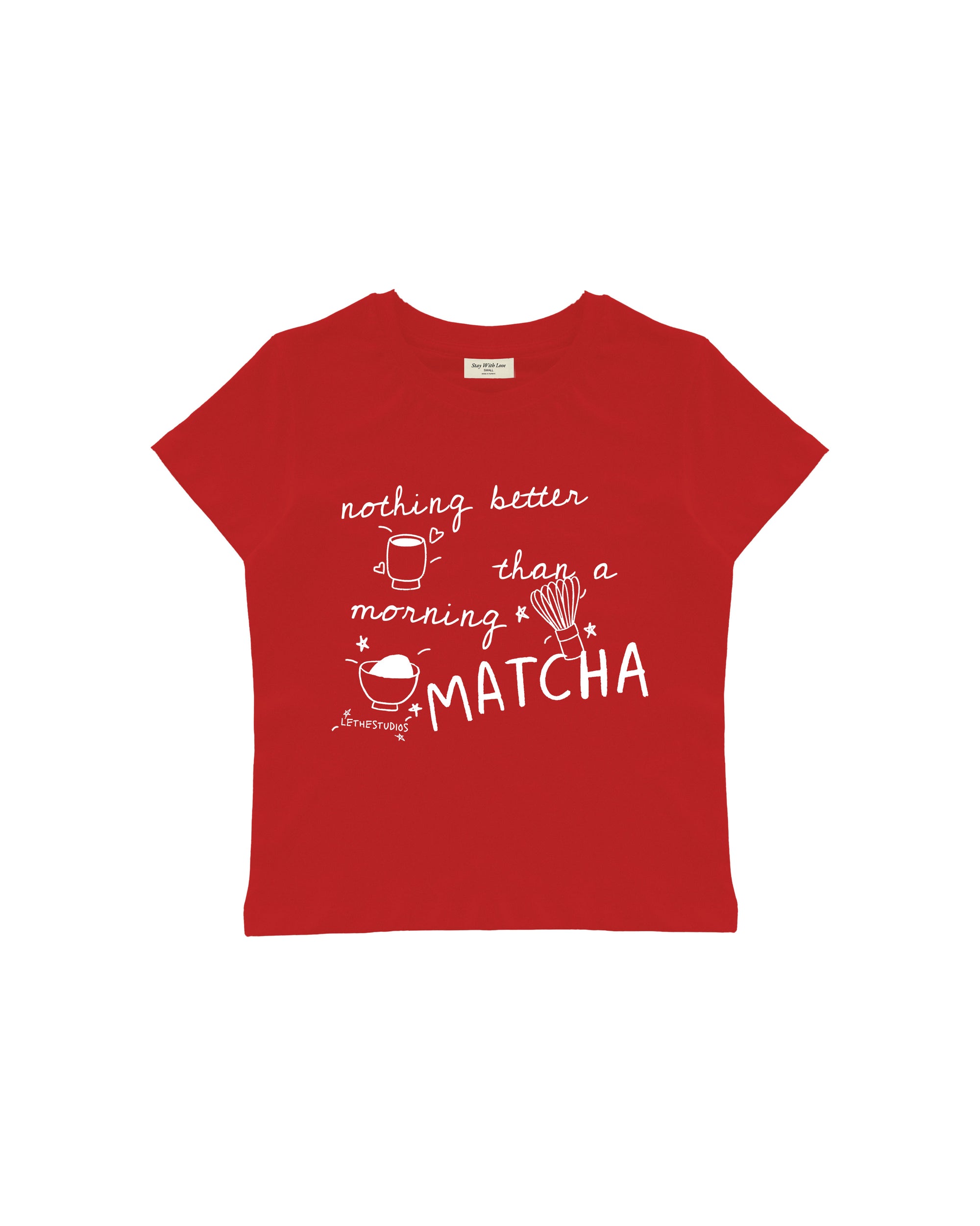 MORNING MATCHA BABY TEE