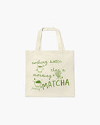 MORNING MATCHA TOTE BAG