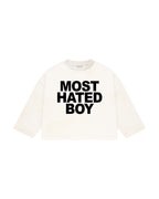 MOST HATED BOY UZUN KOLLU T-SHIRT 015 - EKRU, S-M
