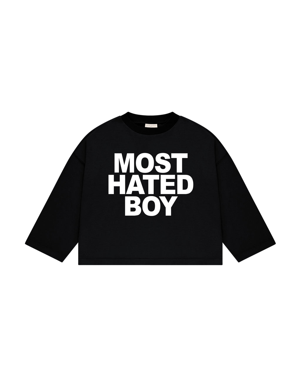 Most Hated Boy Uzun Kollu T-Shirt - Siyah - Uzun Kollu T-Shirt - Lethe Studios