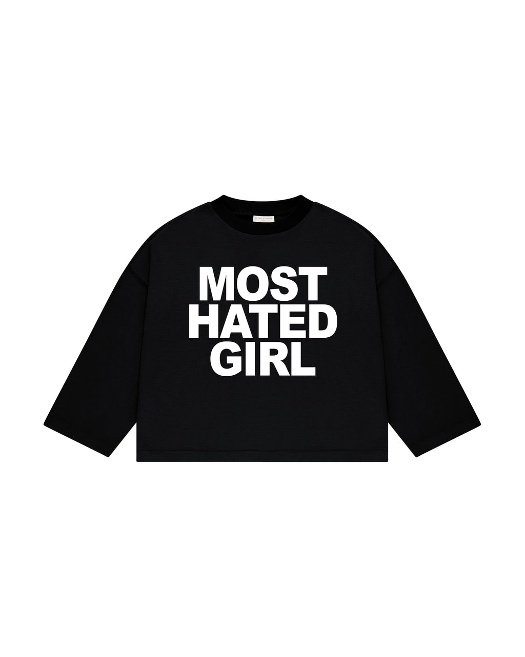 Most Hated Girl Uzun Kollu T-Shirt - Siyah - Uzun Kollu T-Shirt - Lethe Studios