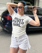MOST HATED GIRL BABY TEE