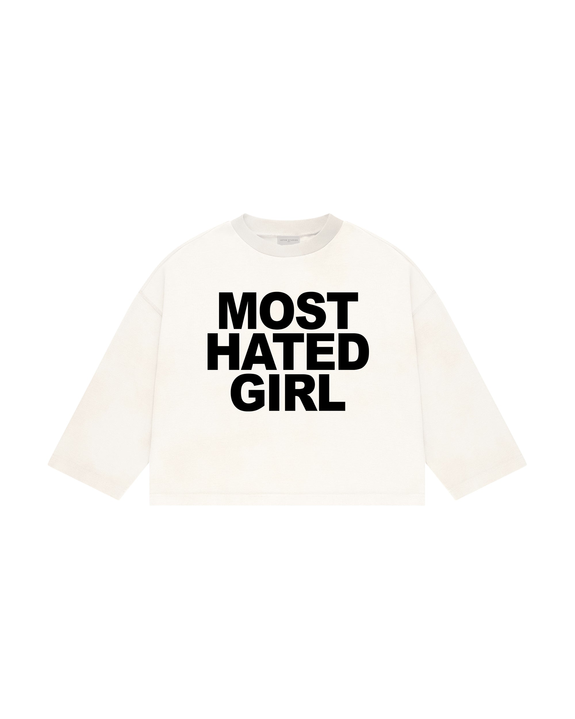 MOST HATED GIRL UZUN KOLLU T-SHIRT