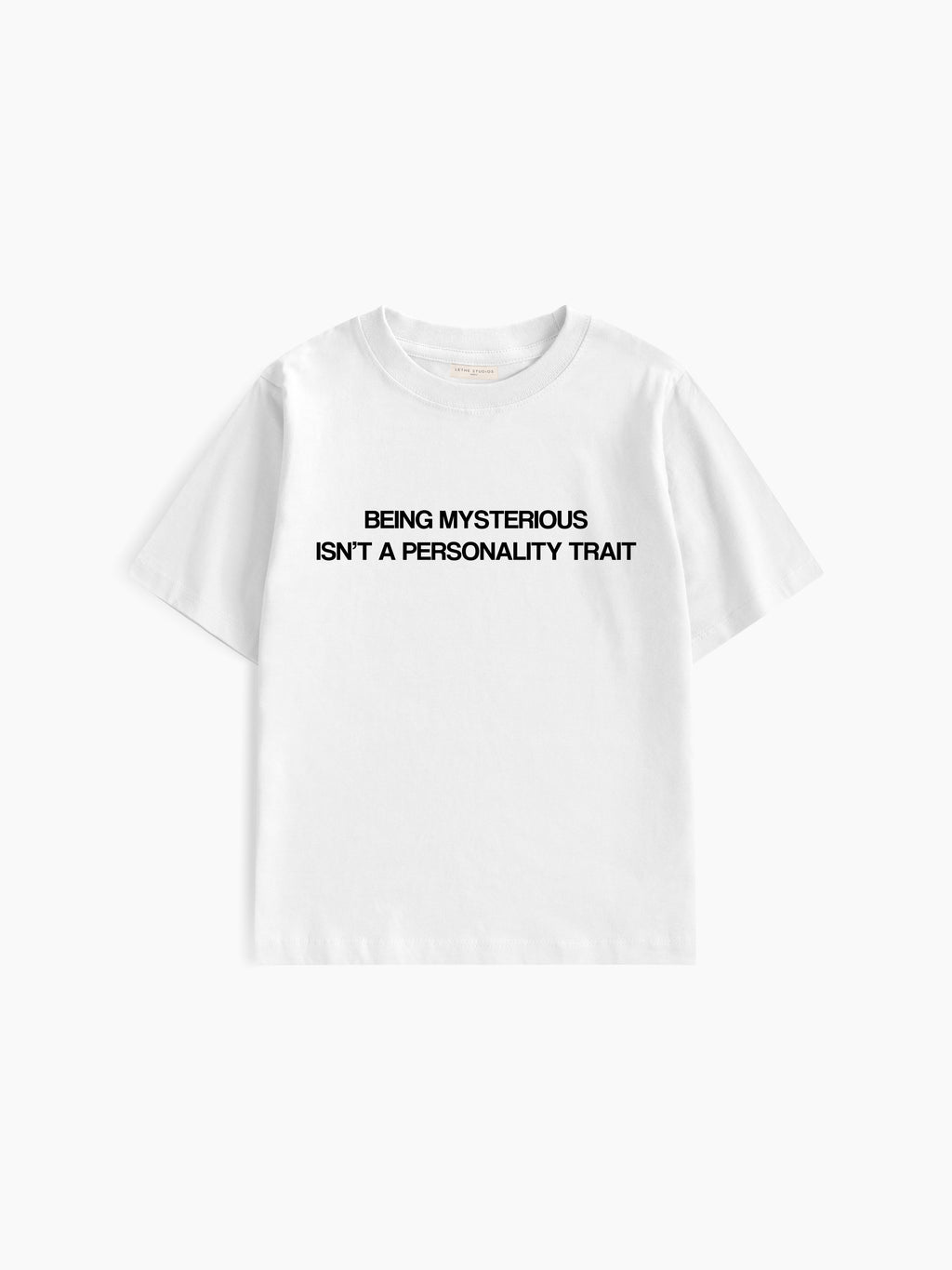 Mysterious Baby Tee - Ekru - Baby Tee - Lethe Studios