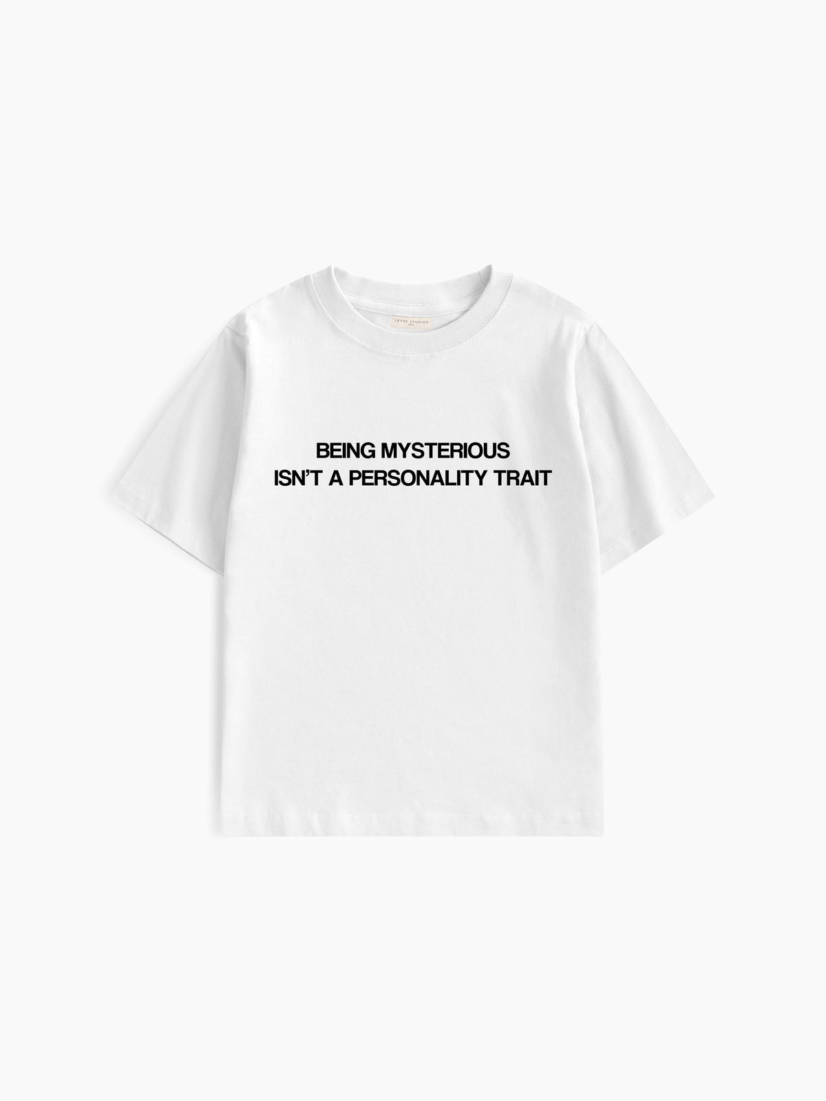 Mysterious Baby Tee - Ekru - Baby Tee - Lethe Studios