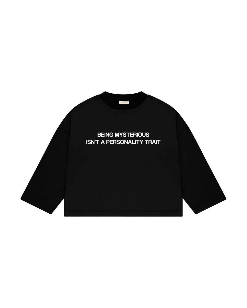 Mysterious Uzun Kollu T-Shirt - Siyah - Uzun Kollu T-Shirt - Lethe Studios