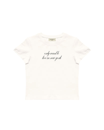 NEW YORK BABY TEE