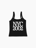 NYC - New York City Askılı Bluz - Siyah - Askılı Bluz - Lethe Studios