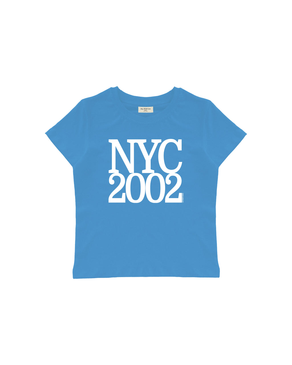NYC BABY TEE 020 - MAVİ, SMALL