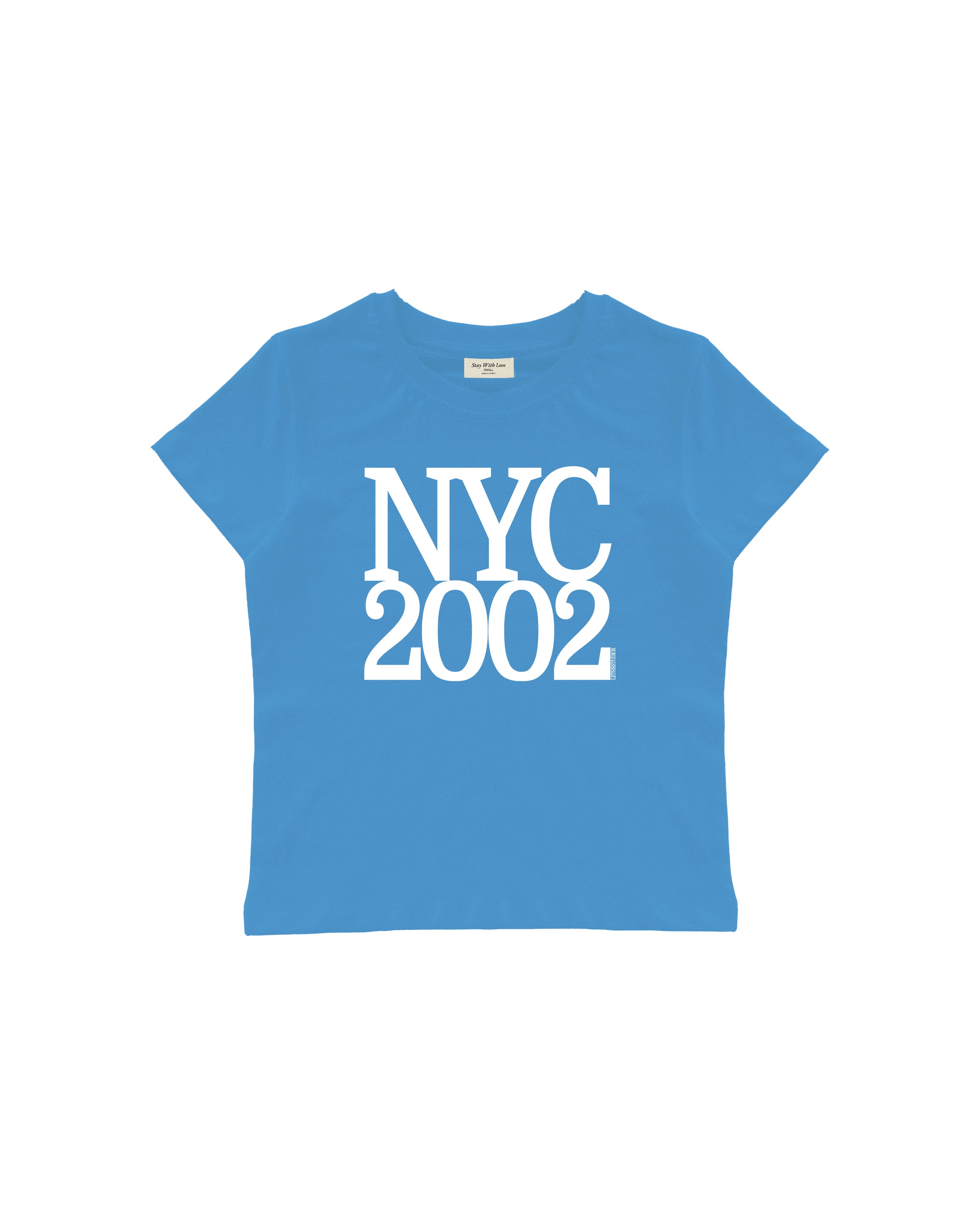 NYC BABY TEE 020 - MAVİ, SMALL