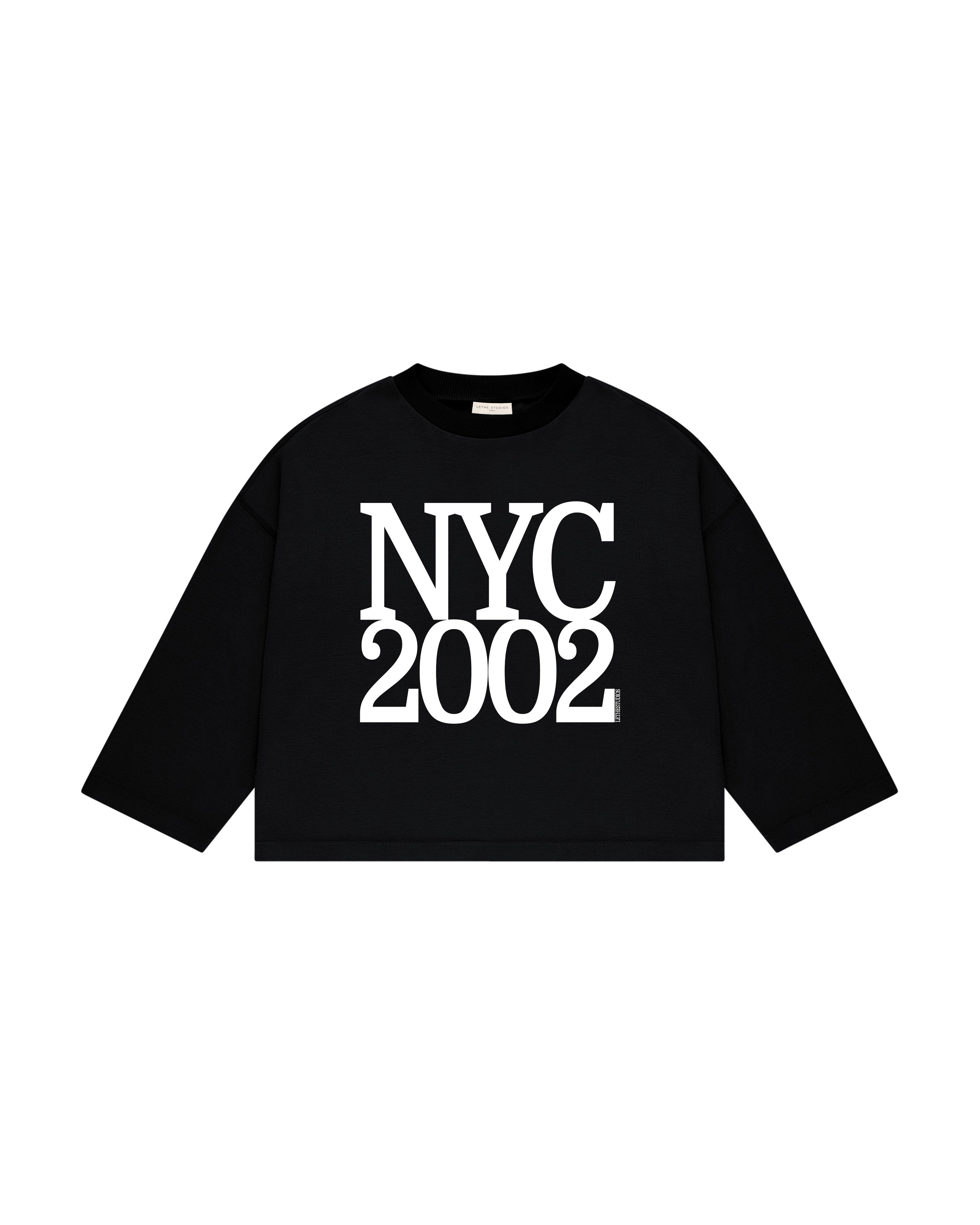 NYC Uzun Kollu T-Shirt - Siyah - Uzun Kollu T-Shirt - Lethe Studios