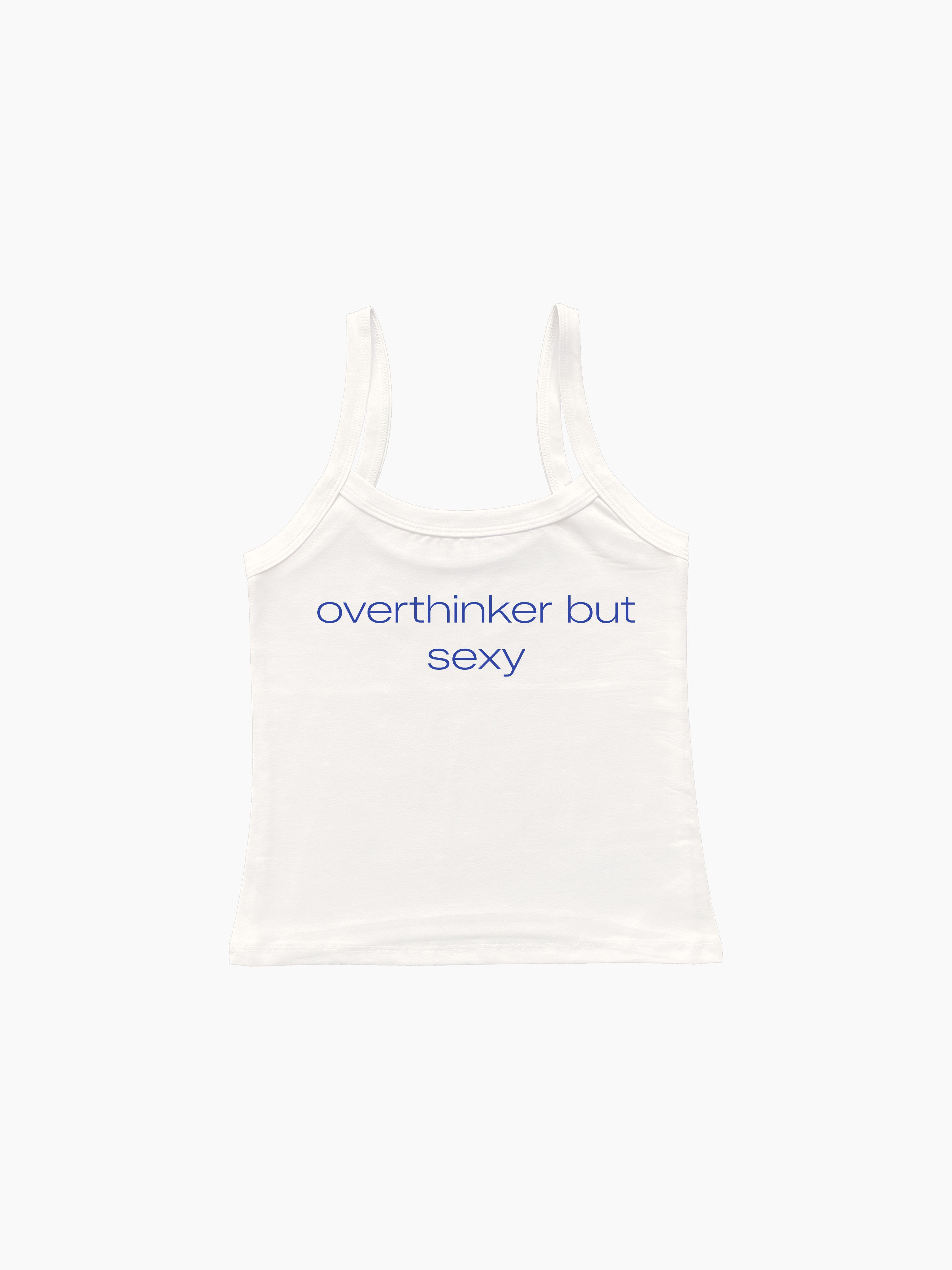 Overthinker But Sexy Askılı Bluz - Ekru - Askılı Bluz - Lethe Studios