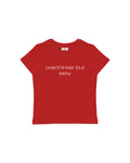 OVERTHINKER BUT SEXY BABY TEE