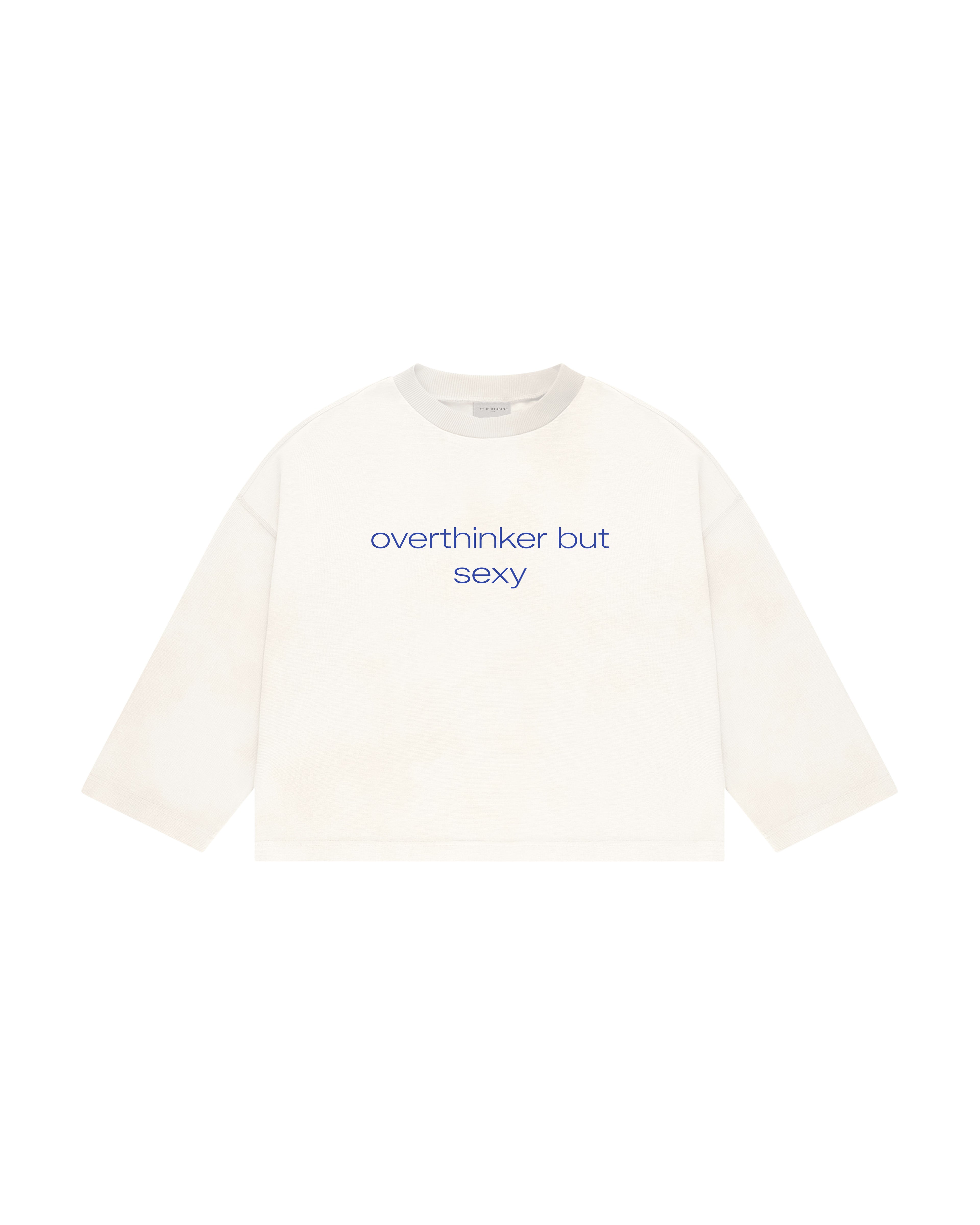 OVERTHINKER BUT SEXY UZUN KOLLU T-SHIRT