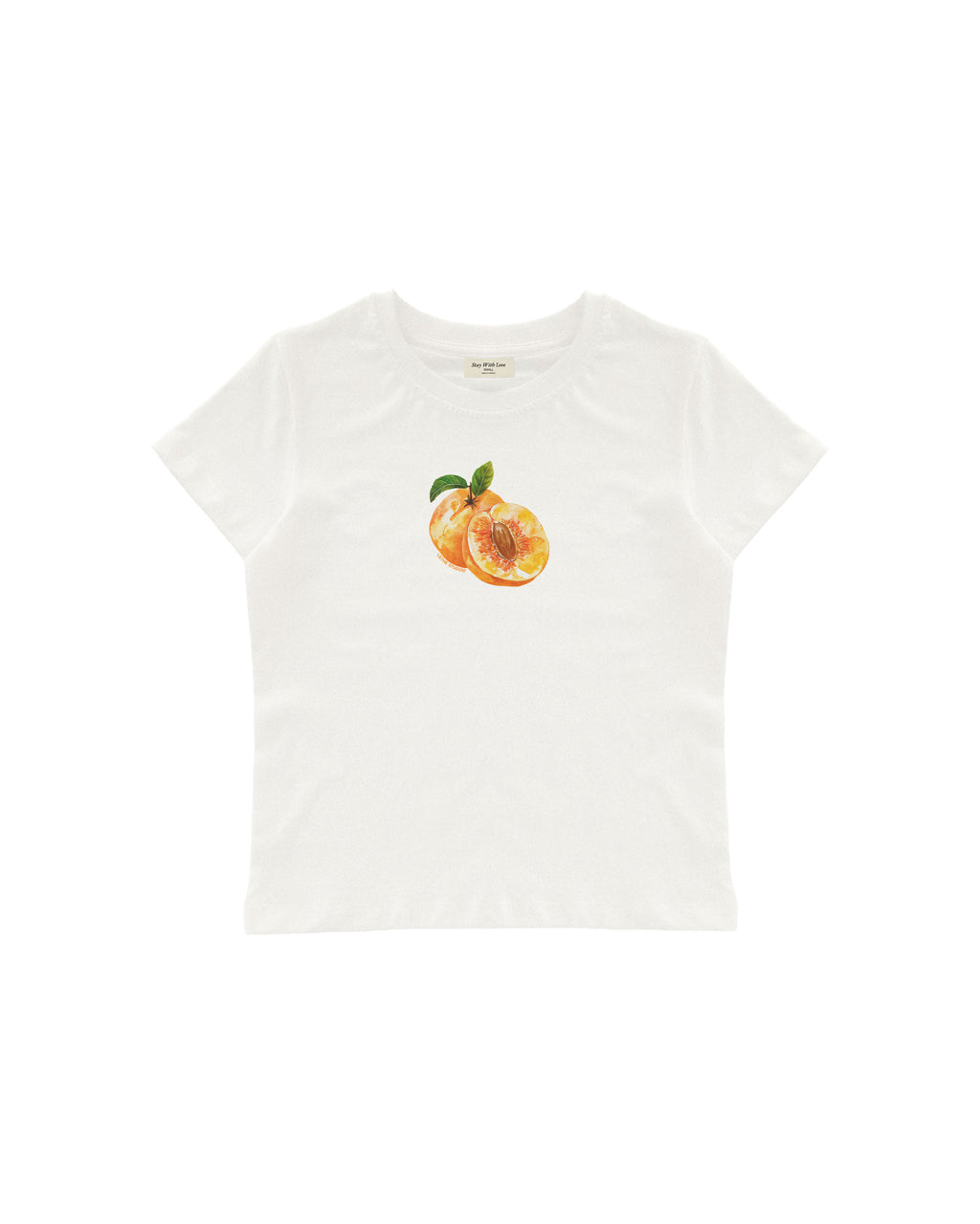 PEACH BABY TEE