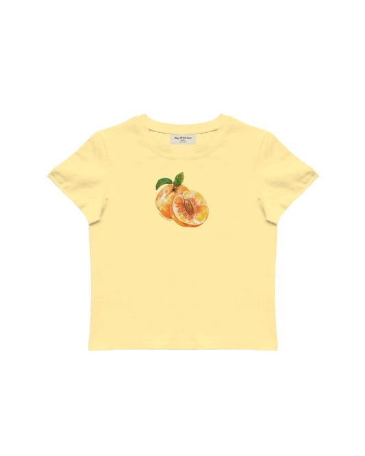 PEACH BABY TEE