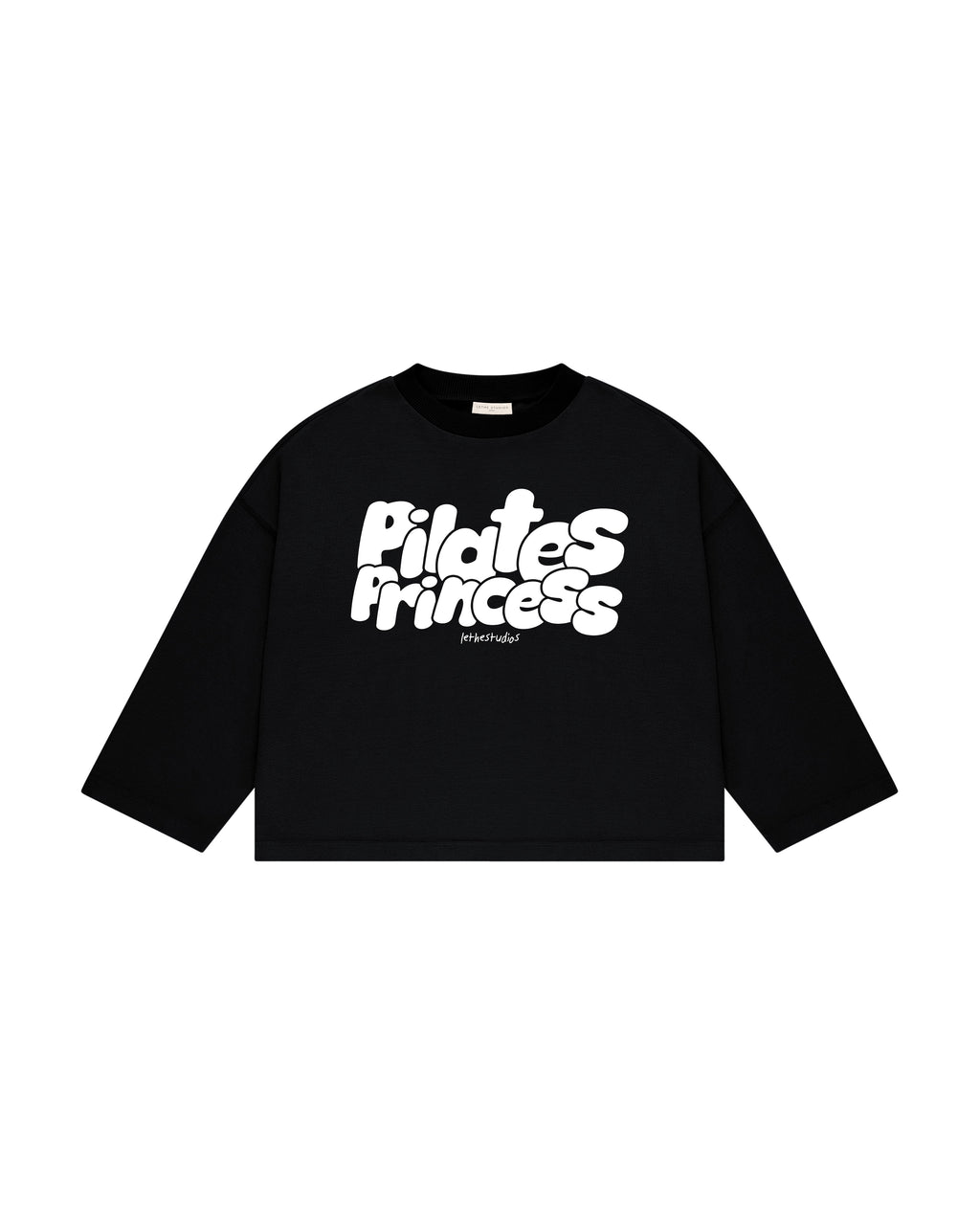 Pilates Princess Uzun Kollu T-Shirt - Siyah - Uzun Kollu T-Shirt - Lethe Studios