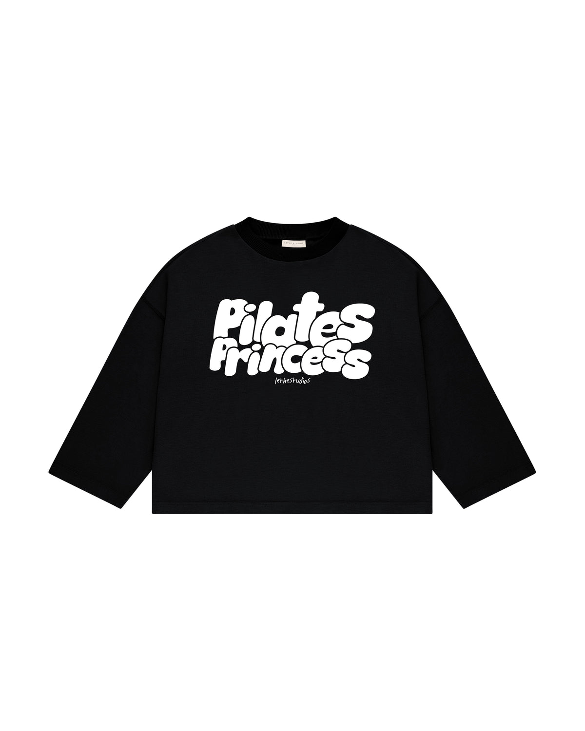 Pilates Princess Uzun Kollu T-Shirt - Siyah - Uzun Kollu T-Shirt - Lethe Studios