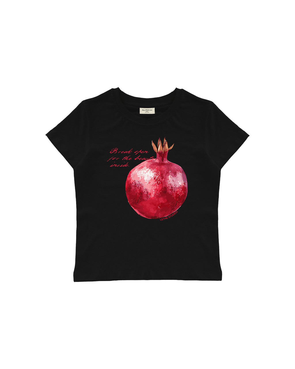 POMEGRANATE BABY TEE