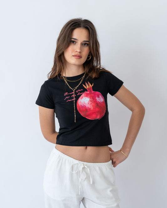 POMEGRANATE BABY TEE