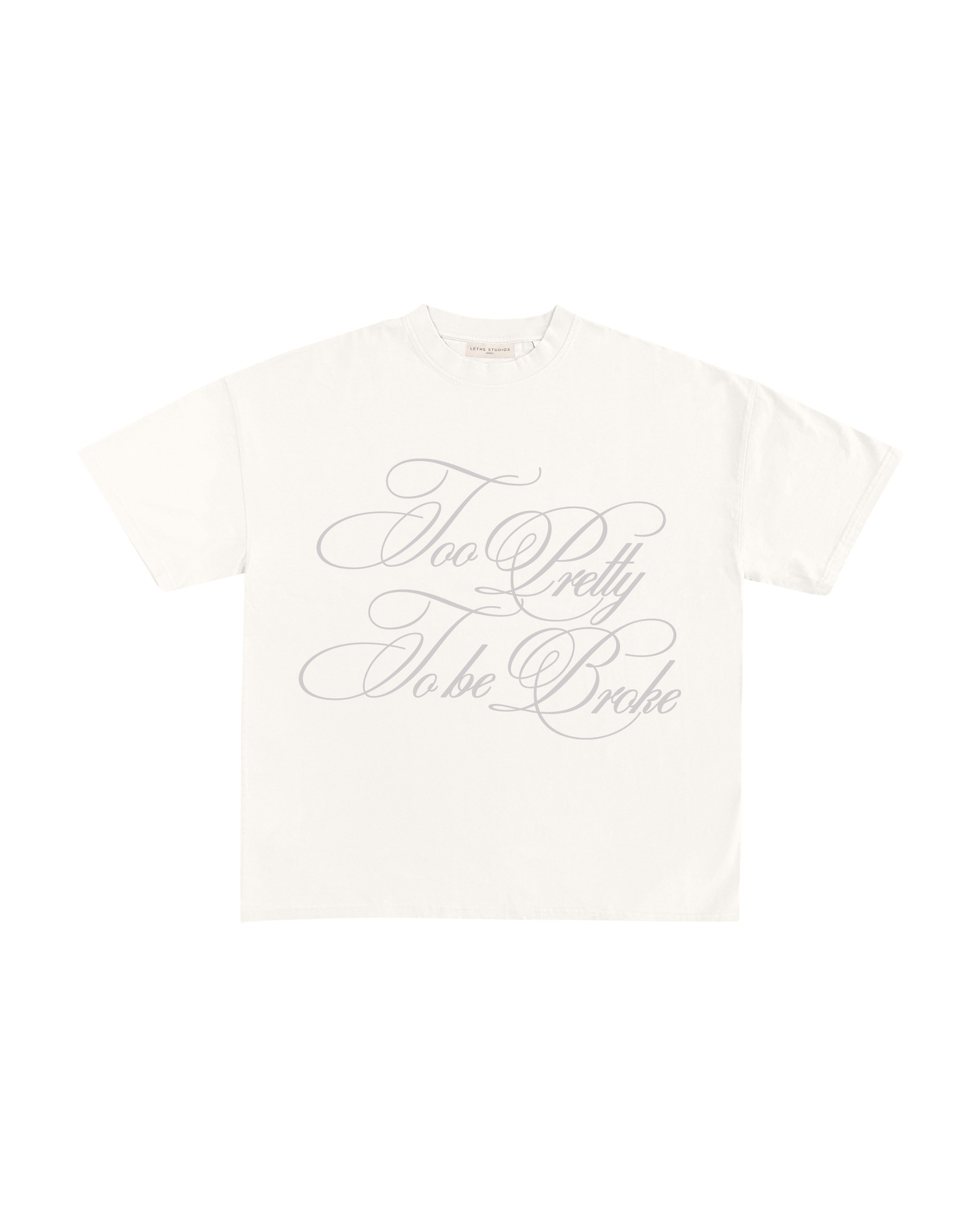 Pretty Privilege T-Shirt - Ekru - Boxy Fit - Lethe Studios