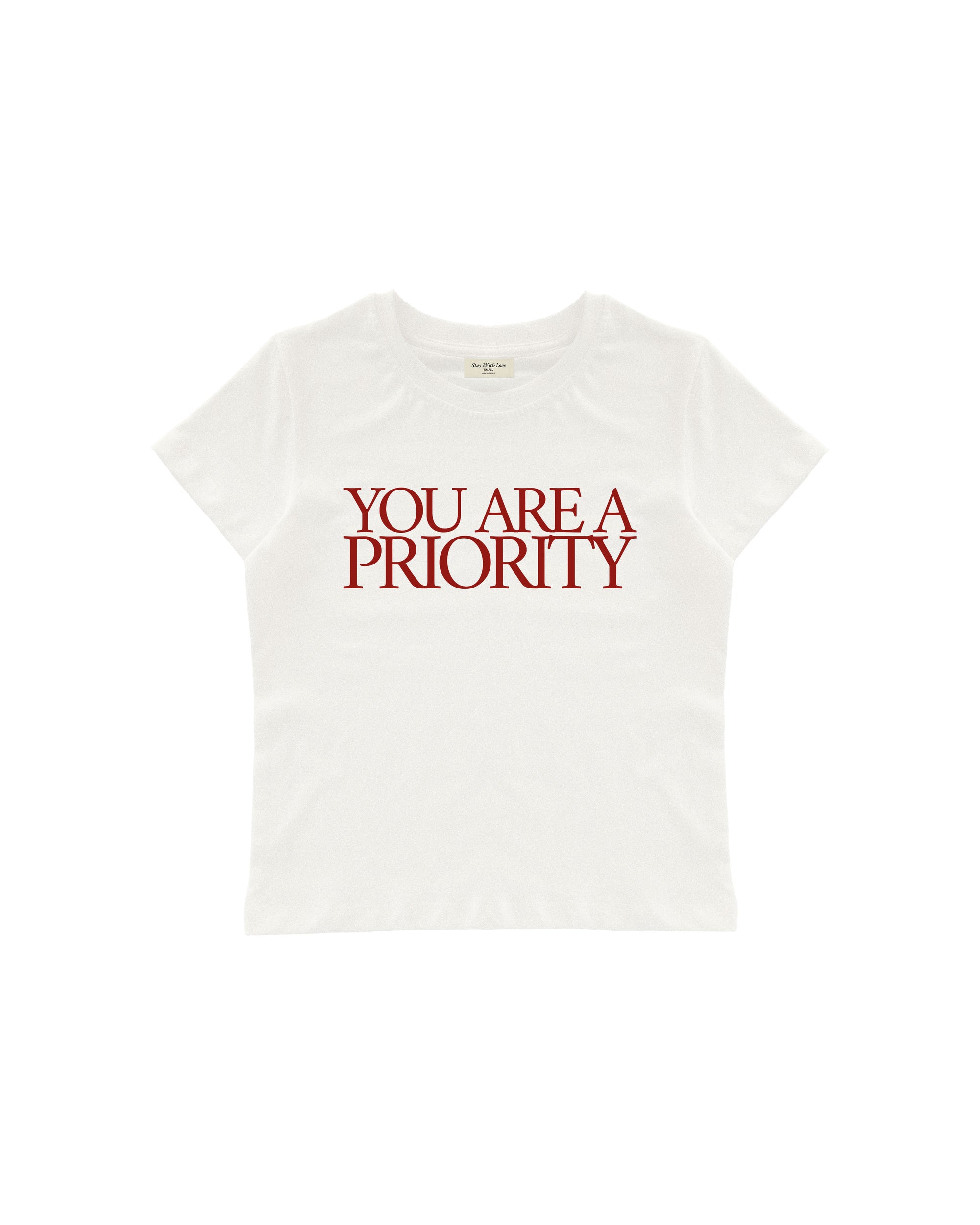 PRIORITY BABY TEE