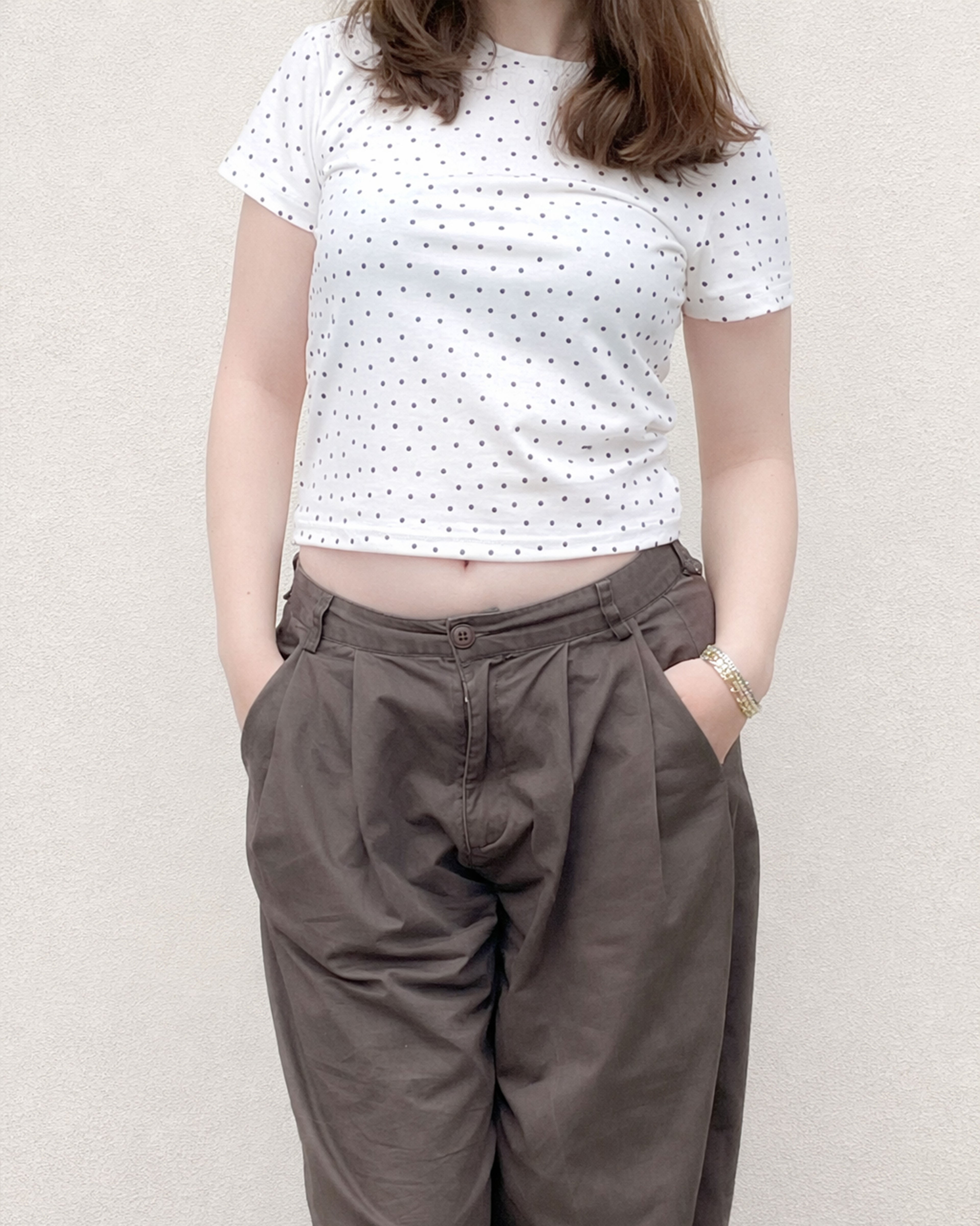 PUANTİYELİ BABY TEE