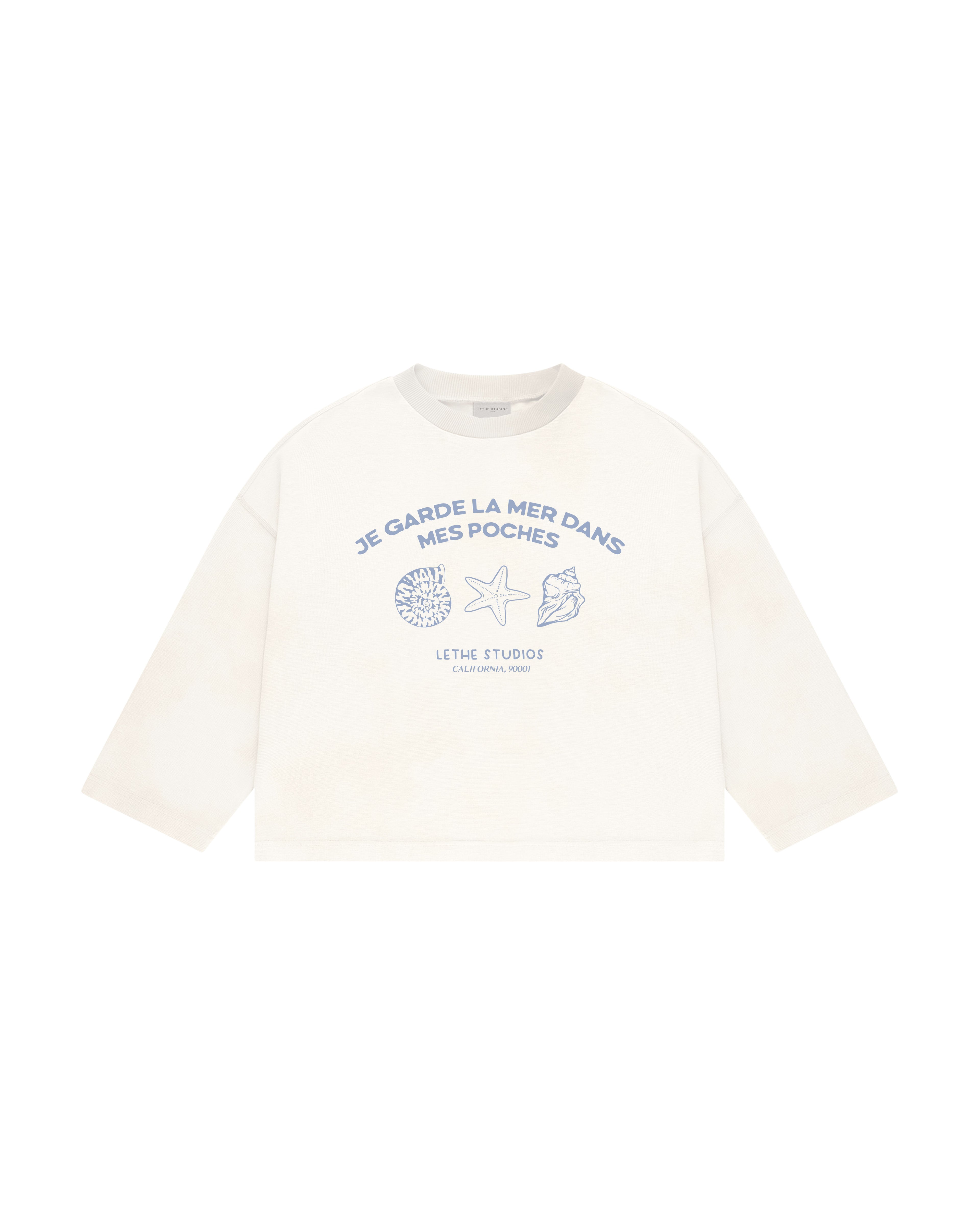 REVES MARINS UZUN KOLLU T-SHIRT