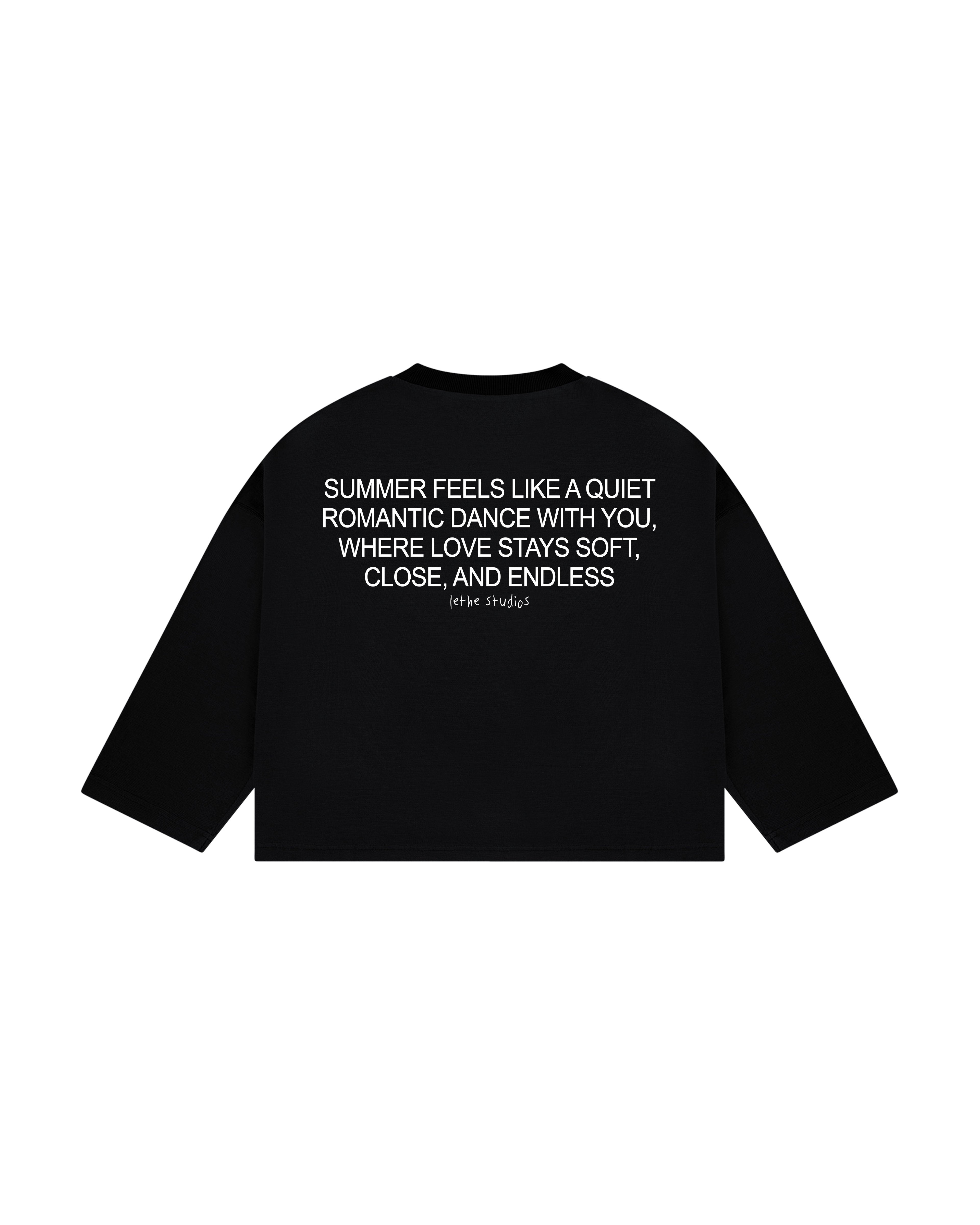 Romantic Dance Uzun Kollu T-Shirt - Siyah - Uzun Kollu T-Shirt - Lethe Studios
