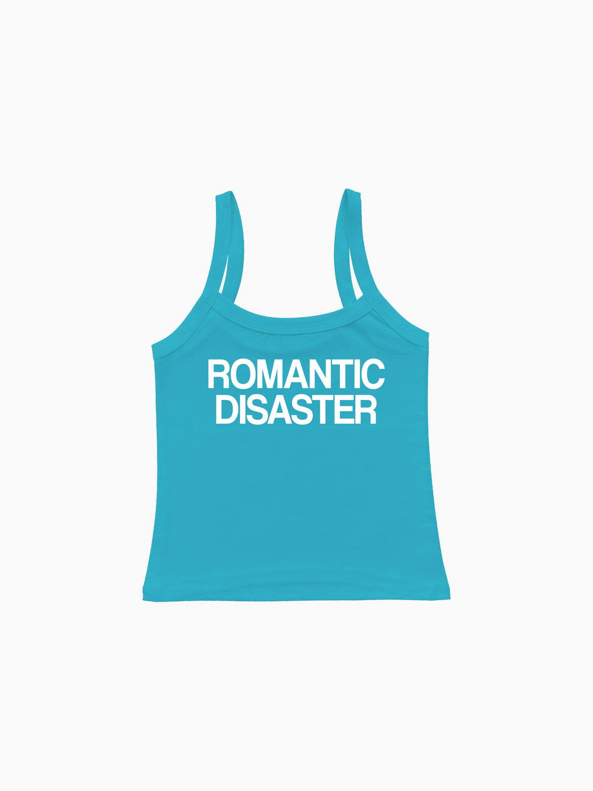 Romantic Disaster V2 Askılı Bluz - Turkuaz - Askılı Bluz - Lethe Studios
