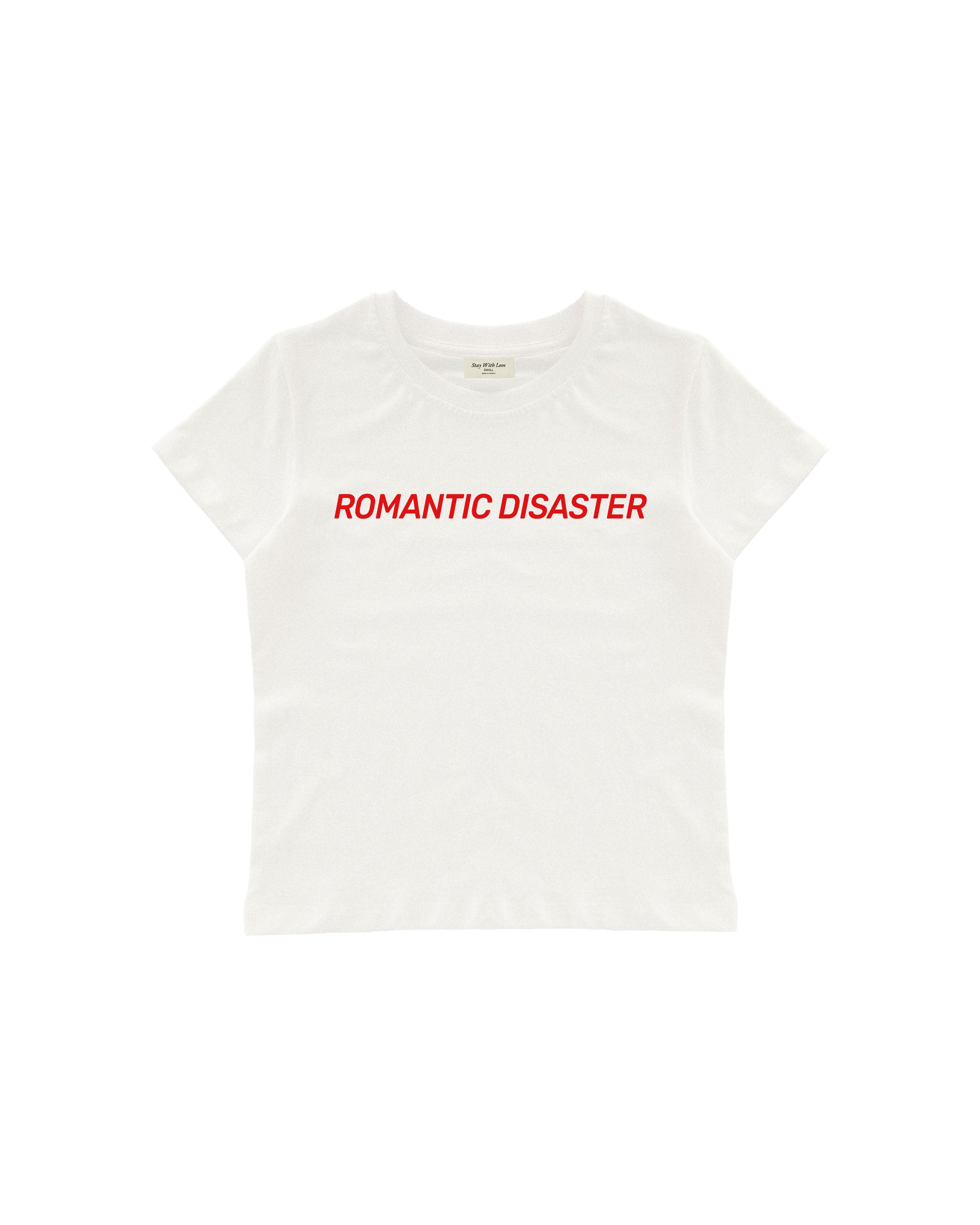 ROMANTIC DISASTER BABY TEE