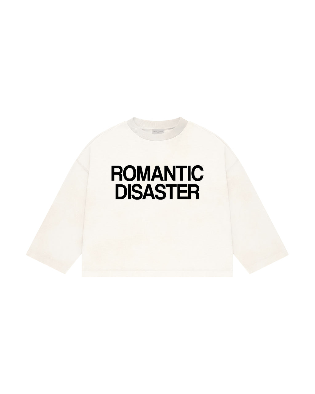 Romantic Disaster V2 Uzun Kollu T-Shirt - Ekru - Uzun Kollu T-Shirt - Lethe Studios
